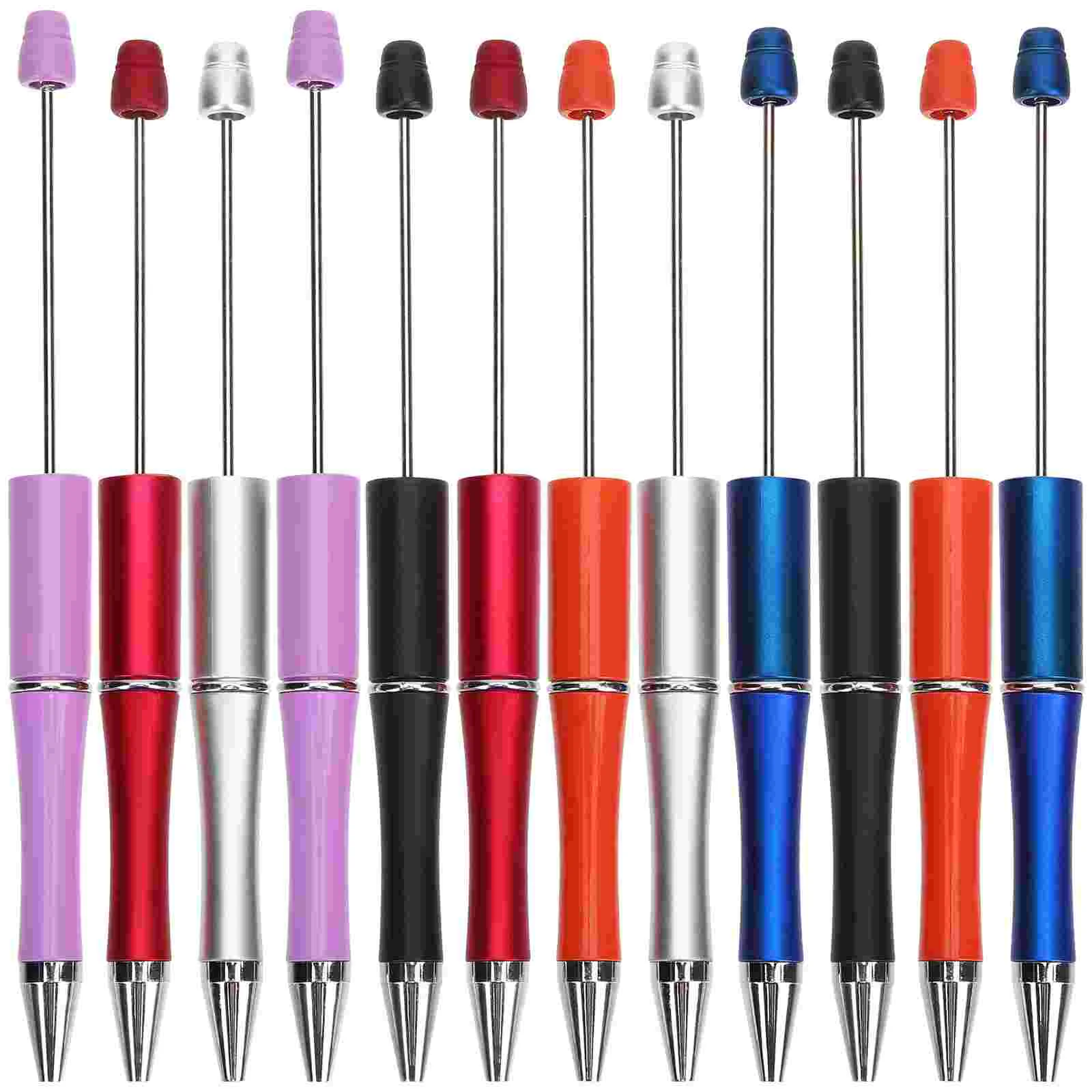 12 Pcs Beaded Pen School Supplies Ballpoint Penss Set Beadable Kit Plastic Supply for DIY Student
12 Pcs Beaded Pen School Supplies Ballpoint Penss Set Beadable Kit Plastic Supply for DIY Student