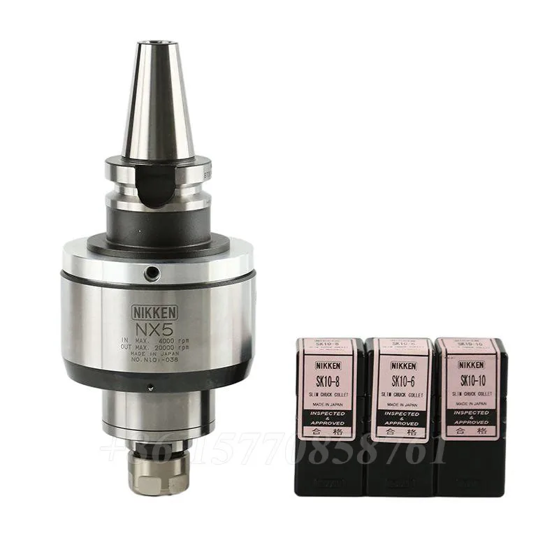 New Cnc Nikken Spindle Speed Increaser BT30-NX5-153 BT40-NX5-153 Speed Increase Tool Handle Engraving Machine Accessories
New Cnc Nikken Spindle Speed Increaser BT30-NX5-153 BT40-NX5-153 Speed Increase Tool Handle Engraving Machine Accessories