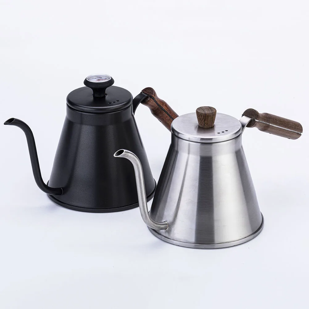1.2L Pour Over Coffee Kettle Gooseneck Kettle Spout Coffee Pots Drip Coffee Maker Kettle With Thermometer Stainless Steel
1.2L Pour Over Coffee Kettle Gooseneck Kettle Spout Coffee Pots Drip Coffee Maker Kettle With Thermometer Stainless Steel