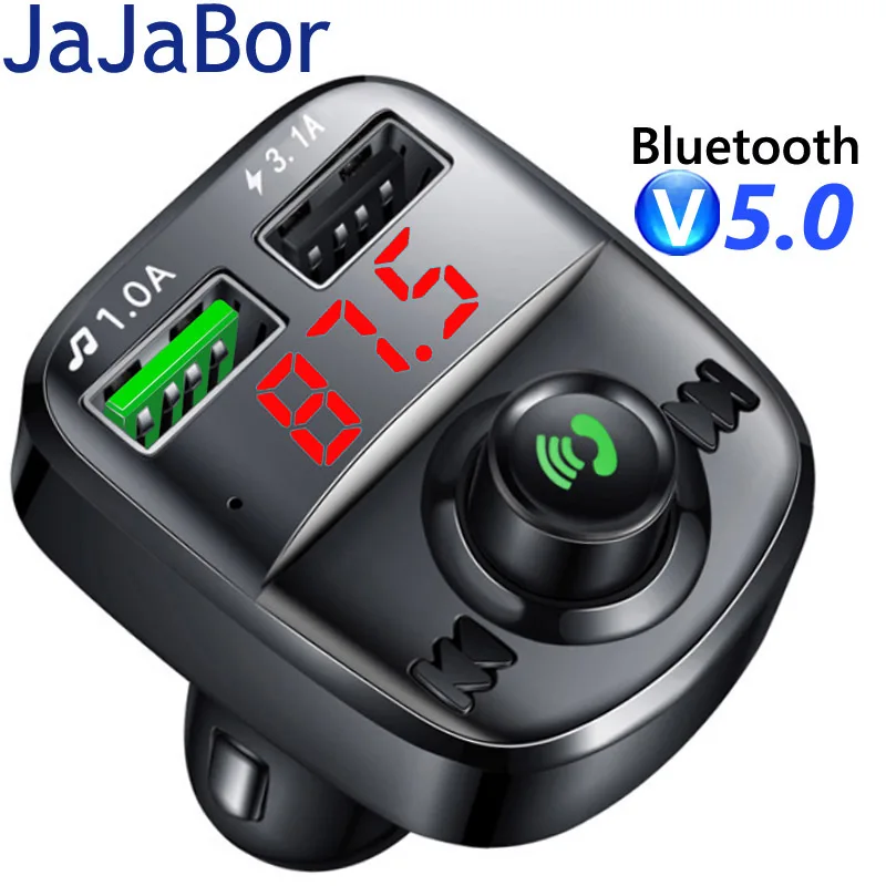 JaJaBor Car FM Transmitter Wireless Music Stereo Car MP3 Player 3.1A Dual USB Car Charger Handsfree Bluetooth-compatible Car Kit
JaJaBor Car FM Transmitter Wireless Music Stereo Car MP3 Player 3.1A Dual USB Car Charger Handsfree Bluetooth-compatible Car Kit
