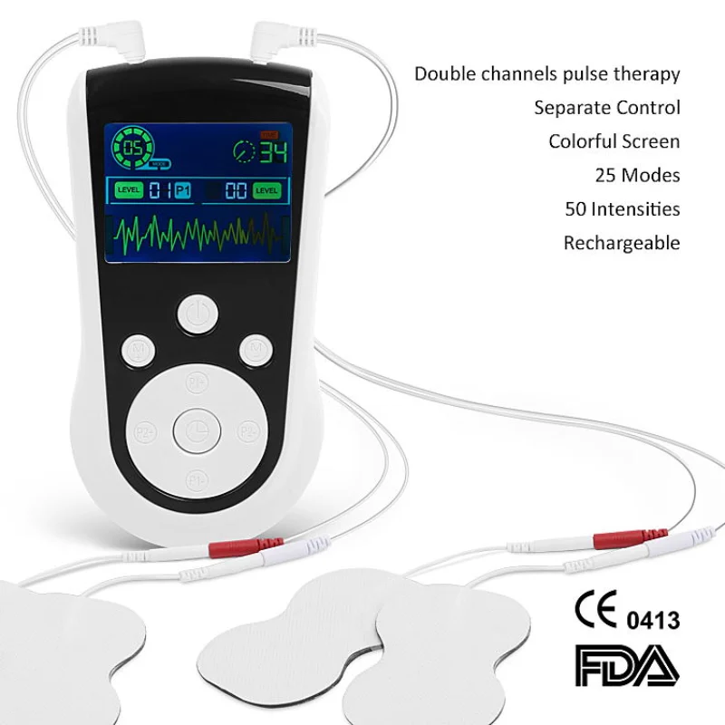EMS Rechargeable Therapy Device for Back Sciatica Pain Relief Tens Unit Therapy Machine
EMS Rechargeable Therapy Device for Back Sciatica Pain Relief Tens Unit Therapy Machine