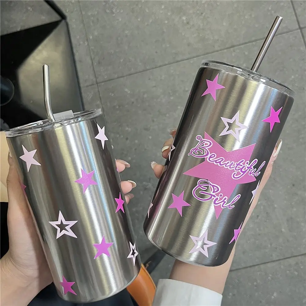 Creative Thermos with Straw Cup Girls High Appearance Level Student Cute Large Capacity Safe Cold Straw Cup Stainless Steel Cup
Creative Thermos with Straw Cup Girls High Appearance Level Student Cute Large Capacity Safe Cold Straw Cup Stainless Steel Cup