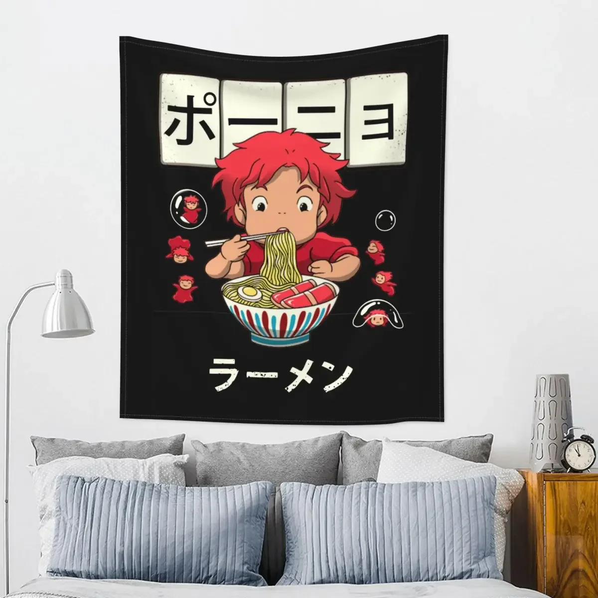 Ponyo на скале, рамен, гобелен, Красочный полиэстер, настенный подвесной гобелен для дома, ретро настенный гобелен
Ponyo на скале, рамен, гобелен, Красочный полиэстер, настенный подвесной гобелен для дома, ретро настенный гобелен