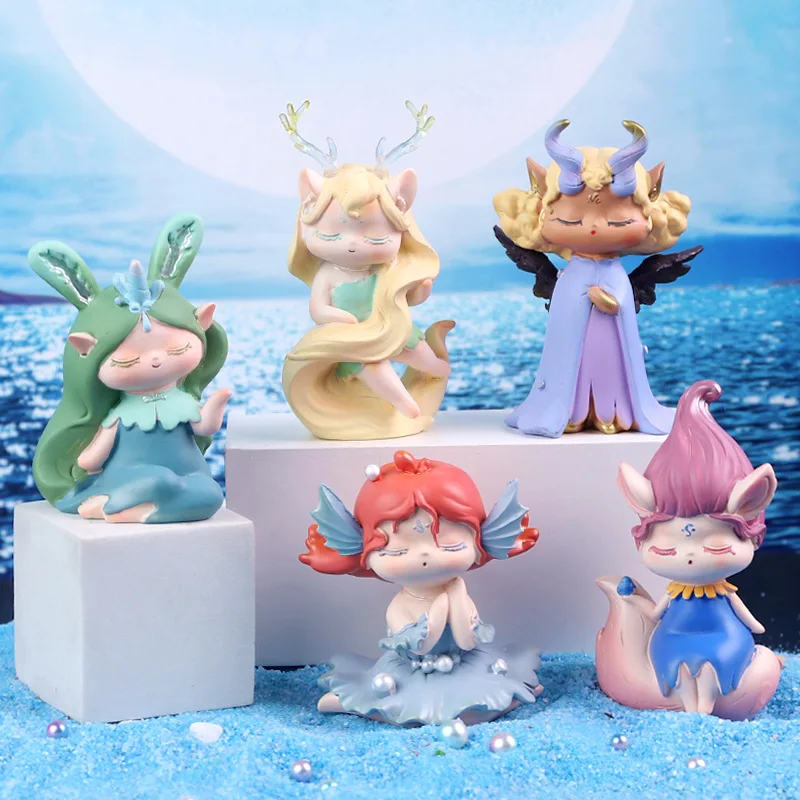 4Pcs/Set Blind Box Toys Fantasy Wind Cartoon Guess Bag Blind Bag Animal Dolls Anime Figures Cute Desktop Model Gift Toys
4Pcs/Set Blind Box Toys Fantasy Wind Cartoon Guess Bag Blind Bag Animal Dolls Anime Figures Cute Desktop Model Gift Toys
