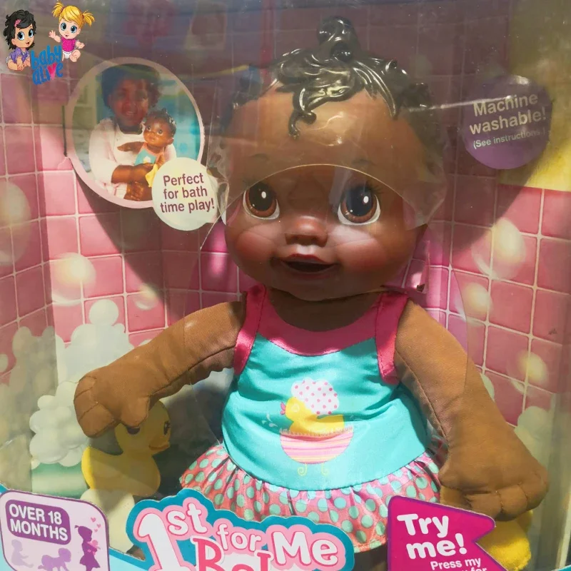 Hasbro Baby AlivePerfect for Bath Time Play Toy Splash’n Giggle Black Skinned Babies Dolls Children Educational Toys Gifts
Hasbro Baby AlivePerfect for Bath Time Play Toy Splash’n Giggle Black Skinned Babies Dolls Children Educational Toys Gifts