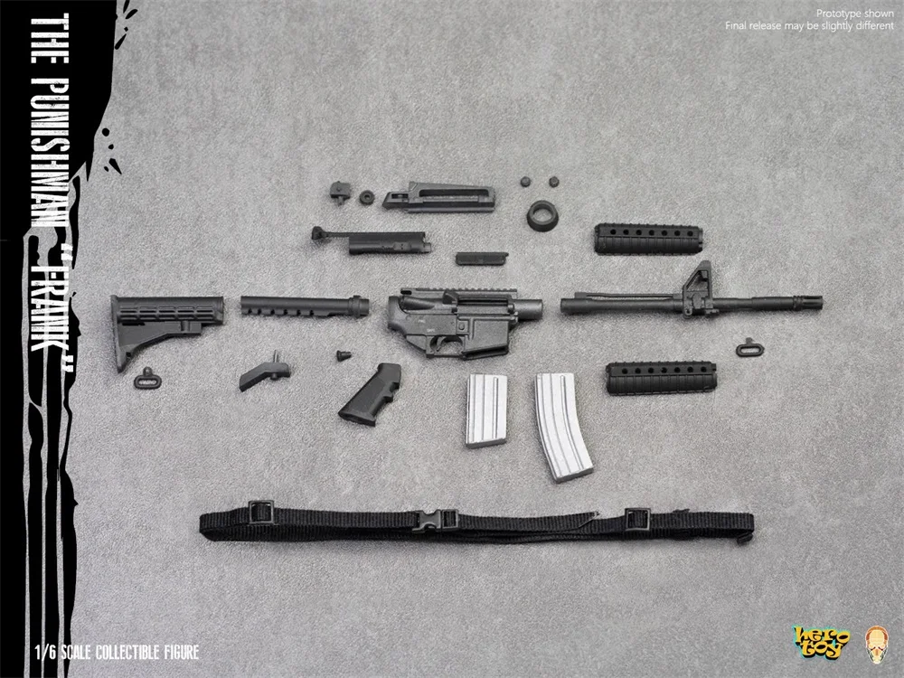 1/6 Facepoolfigure FP008 Tough Guy Man Frank Joe Punish Main Weapon Toys Model M4 Clips Sling M1911 PVC Material For 12" Figure
1/6 Facepoolfigure FP008 Tough Guy Man Frank Joe Punish Main Weapon Toys Model M4 Clips Sling M1911 PVC Material For 12" Figure