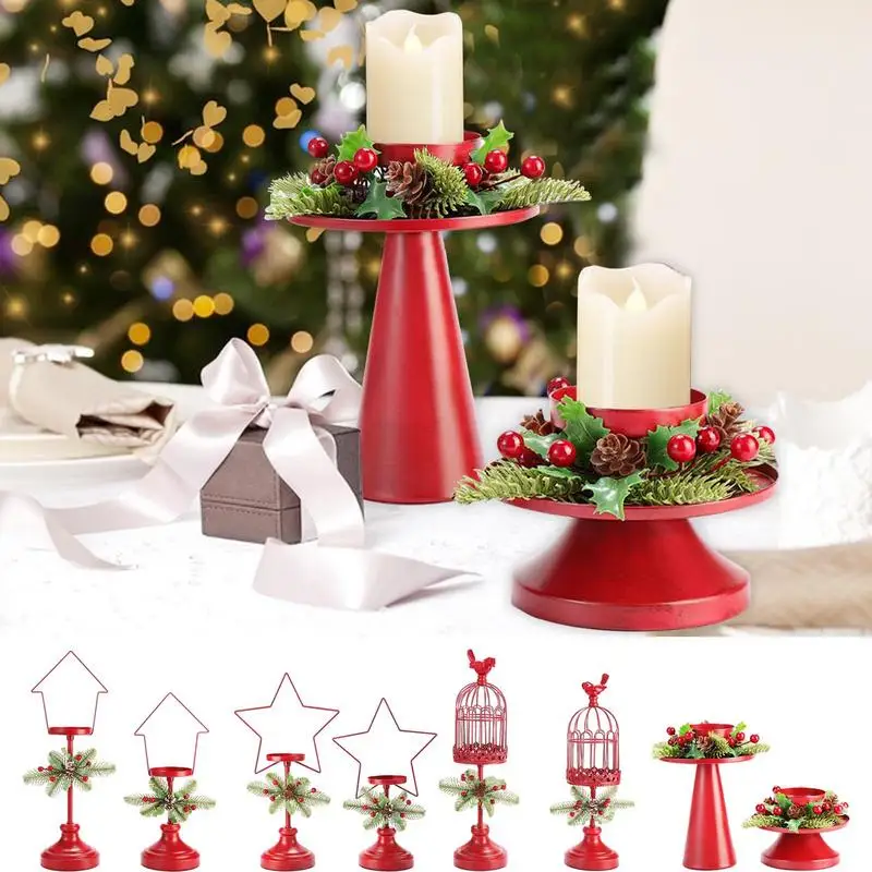 Candle Holder Advent Wreath Tealight Candlesticks for Wedding Home Living Room Table Centerpieces Christmas Decoration
Candle Holder Advent Wreath Tealight Candlesticks for Wedding Home Living Room Table Centerpieces Christmas Decoration