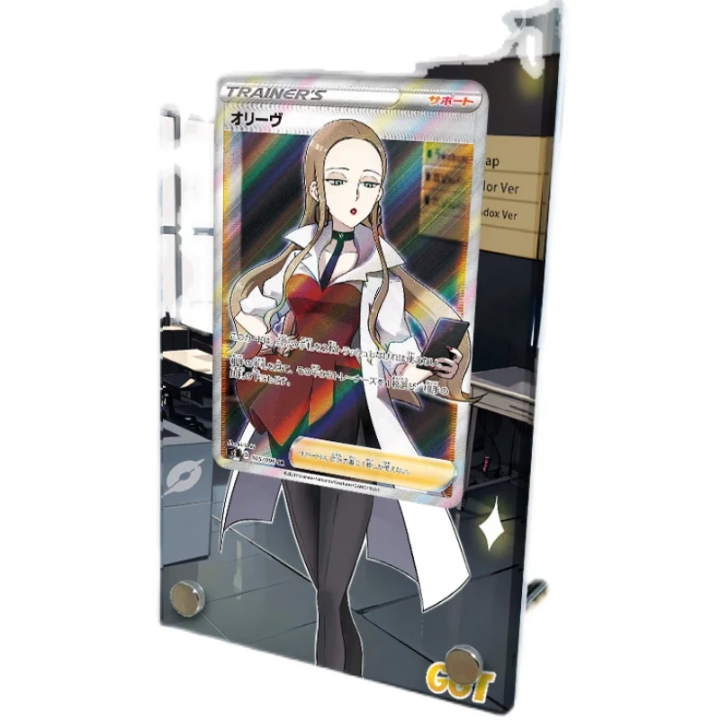 Pokemon PTCG Trainer Oleana Animation Characters Card Brick Display Stand Anime Classics Game Collection Cards Toy Gift
Pokemon PTCG Trainer Oleana Animation Characters Card Brick Display Stand Anime Classics Game Collection Cards Toy Gift