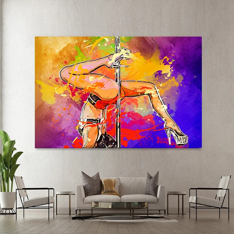 Pole Dance Sexy Girl Canvas Painting Exotic Dance Wall Decor Poster and Prints Striptease Pole Dancing Artwork Home Decoration
Pole Dance Sexy Girl Canvas Painting Exotic Dance Wall Decor Poster and Prints Striptease Pole Dancing Artwork Home Decoration