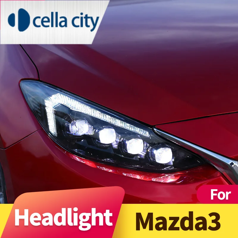 Headlight Assembly for Mazda 3 2014-2018 Mazda3 LED DRL LED Sequential Turn Signal Full LED Light Source
Headlight Assembly for Mazda 3 2014-2018 Mazda3 LED DRL LED Sequential Turn Signal Full LED Light Source