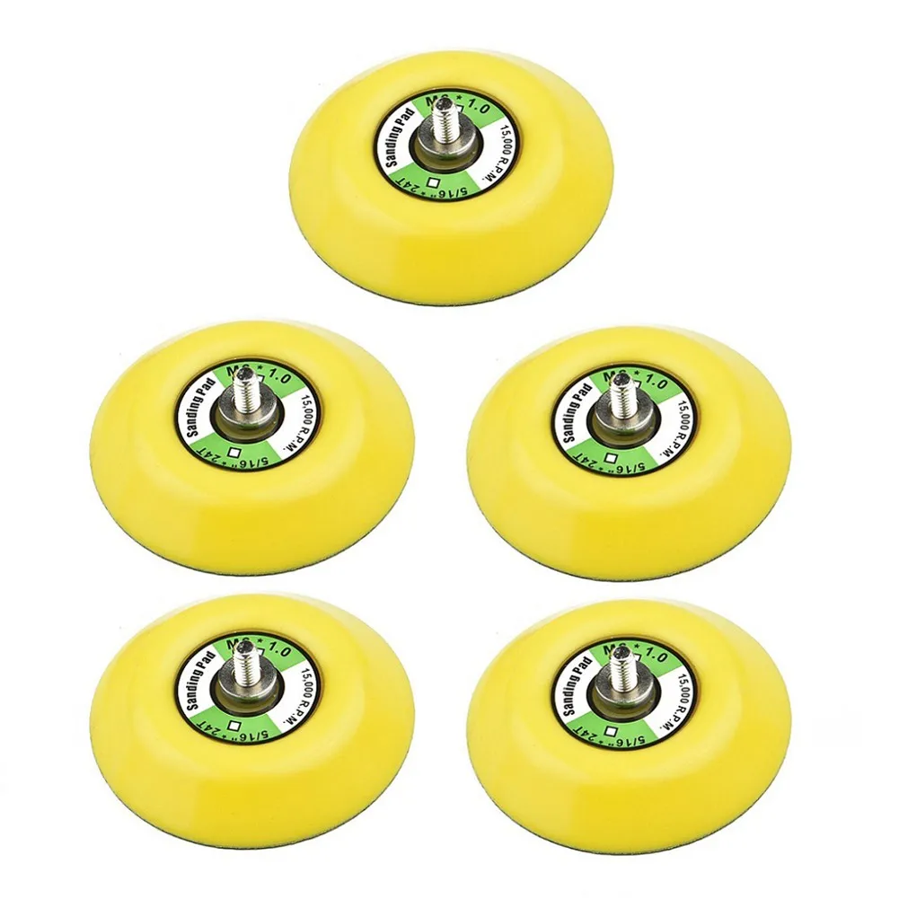 FREE POST 5pcs 5x 75mm Backing ForAir Sander Hook Loop M6 Pad Polishing Sanding Thread 3" Replacement 2021ER Newest
FREE POST 5pcs 5x 75mm Backing ForAir Sander Hook Loop M6 Pad Polishing Sanding Thread 3" Replacement 2021ER Newest