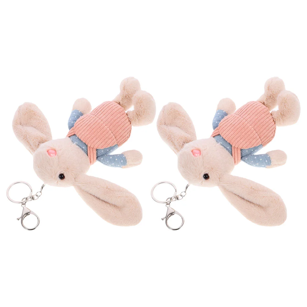 2 Pcs Rabbit Plush Toy Stuffed Bunny Keychain Pendant Overalls Fluffy Short Animal Baby Girl
2 Pcs Rabbit Plush Toy Stuffed Bunny Keychain Pendant Overalls Fluffy Short Animal Baby Girl