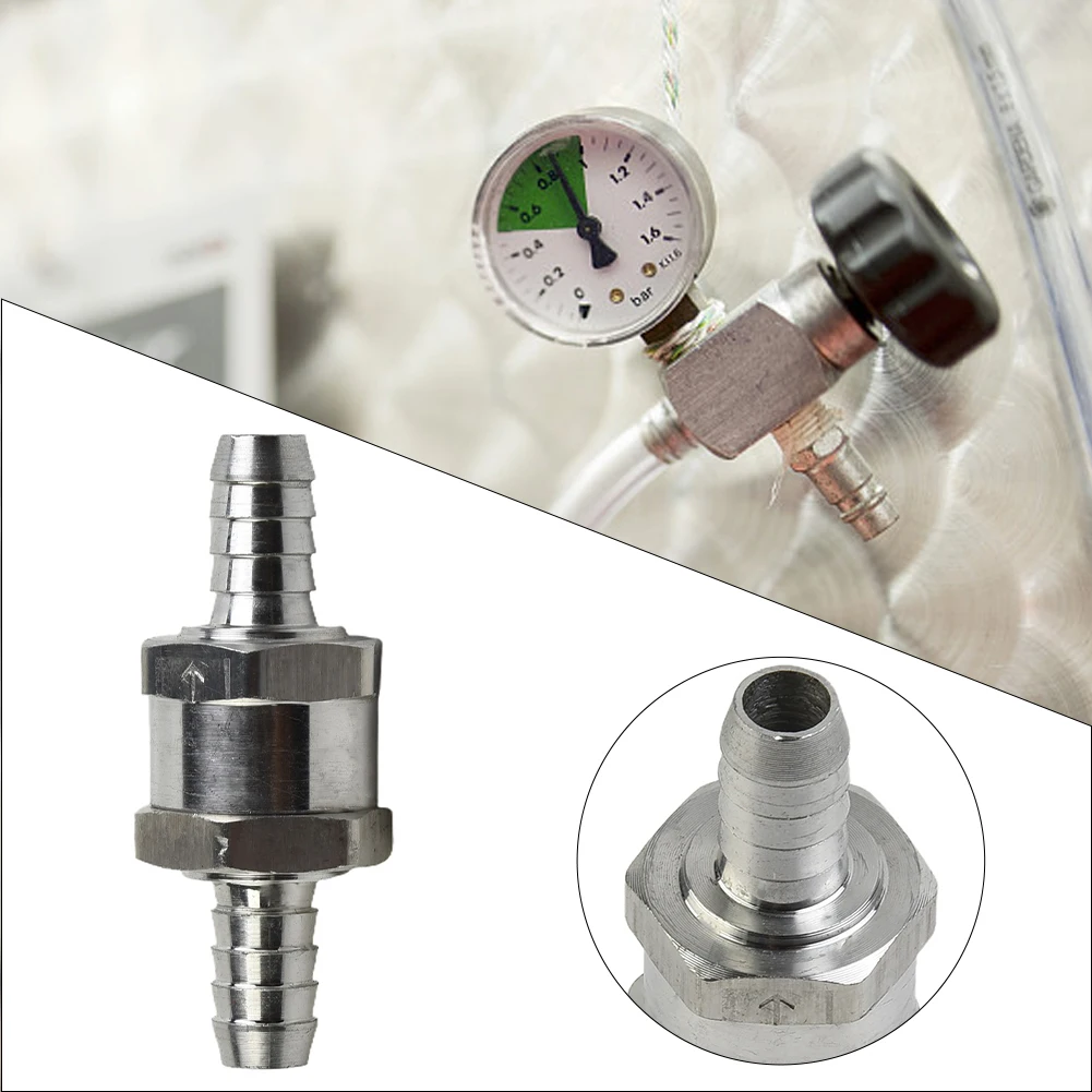 One-Way 6/ 8/ 10/ 12mm 4Size Valves Aluminium Fuel Non Return Check Valve One-Way Fit Carburettor Silver Check Valves
One-Way 6/ 8/ 10/ 12mm 4Size Valves Aluminium Fuel Non Return Check Valve One-Way Fit Carburettor Silver Check Valves