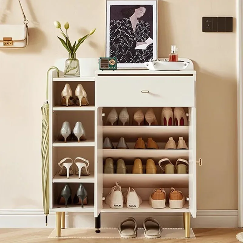 

Organizers Display Shoe Cabinets Hallway Stand Holder Simple Shoe Cabinets Space Saving White Schoenen Opbergen Home Furnitures