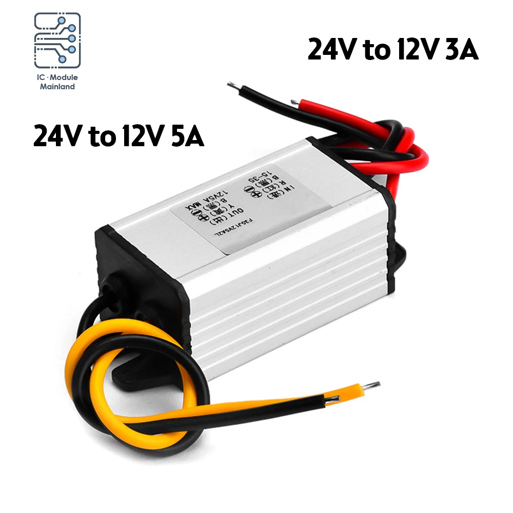 3A 5A 24V to 12v 15V-35V to 12V Voltage Stabilizer Step-down/up Car Boat Power Supply Buck Boost DC Converter Regulator Power
3A 5A 24V to 12v 15V-35V to 12V Voltage Stabilizer Step-down/up Car Boat Power Supply Buck Boost DC Converter Regulator Power