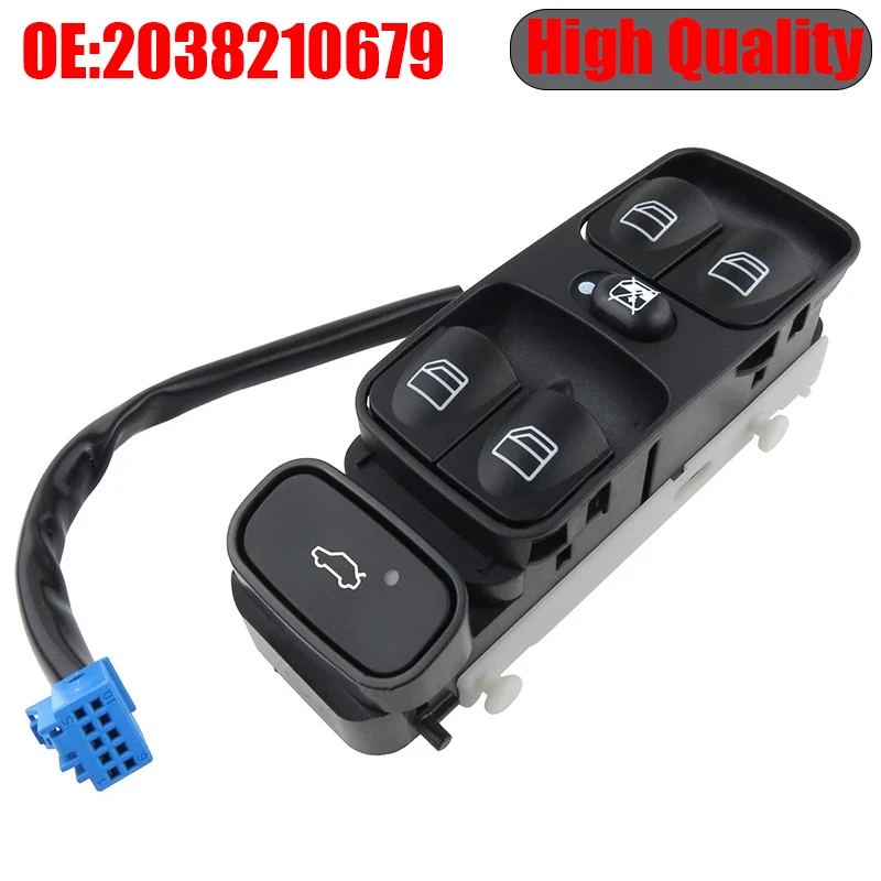 Car Power Window Switch For Mercedes Benz C-Class W203 C180 C200 C320 C240 C230 C270 C280 C350 2001-2007 2038210679 A2038200110
Car Power Window Switch For Mercedes Benz C-Class W203 C180 C200 C320 C240 C230 C270 C280 C350 2001-2007 2038210679 A2038200110
