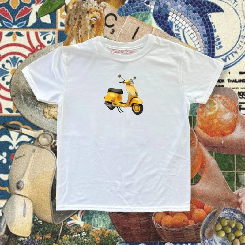Harajuku Motor graphics Short sleeve T shirt Vintage Punk Crop tops Y2k Summer Streetwear 2000s O-neck Gothic white Baby tee
Harajuku Motor graphics Short sleeve T shirt Vintage Punk Crop tops Y2k Summer Streetwear 2000s O-neck Gothic white Baby tee