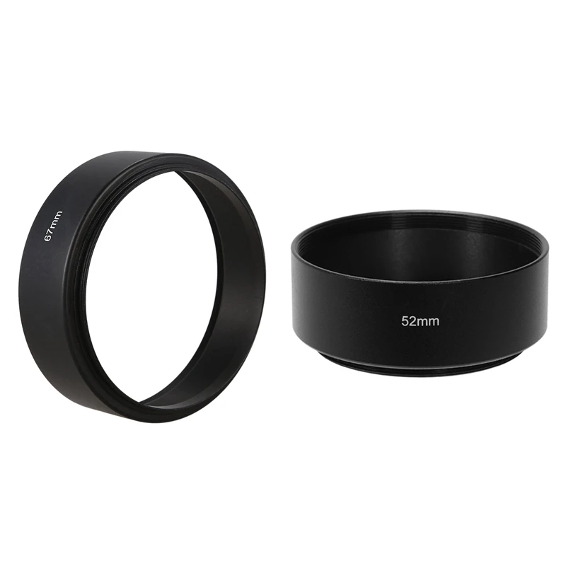 RISE-2 Pcs Mount Standard Metal Lens Hood For Canon Nikon Pentax Sony Olympus-52Mm & 67Mm
RISE-2 Pcs Mount Standard Metal Lens Hood For Canon Nikon Pentax Sony Olympus-52Mm & 67Mm