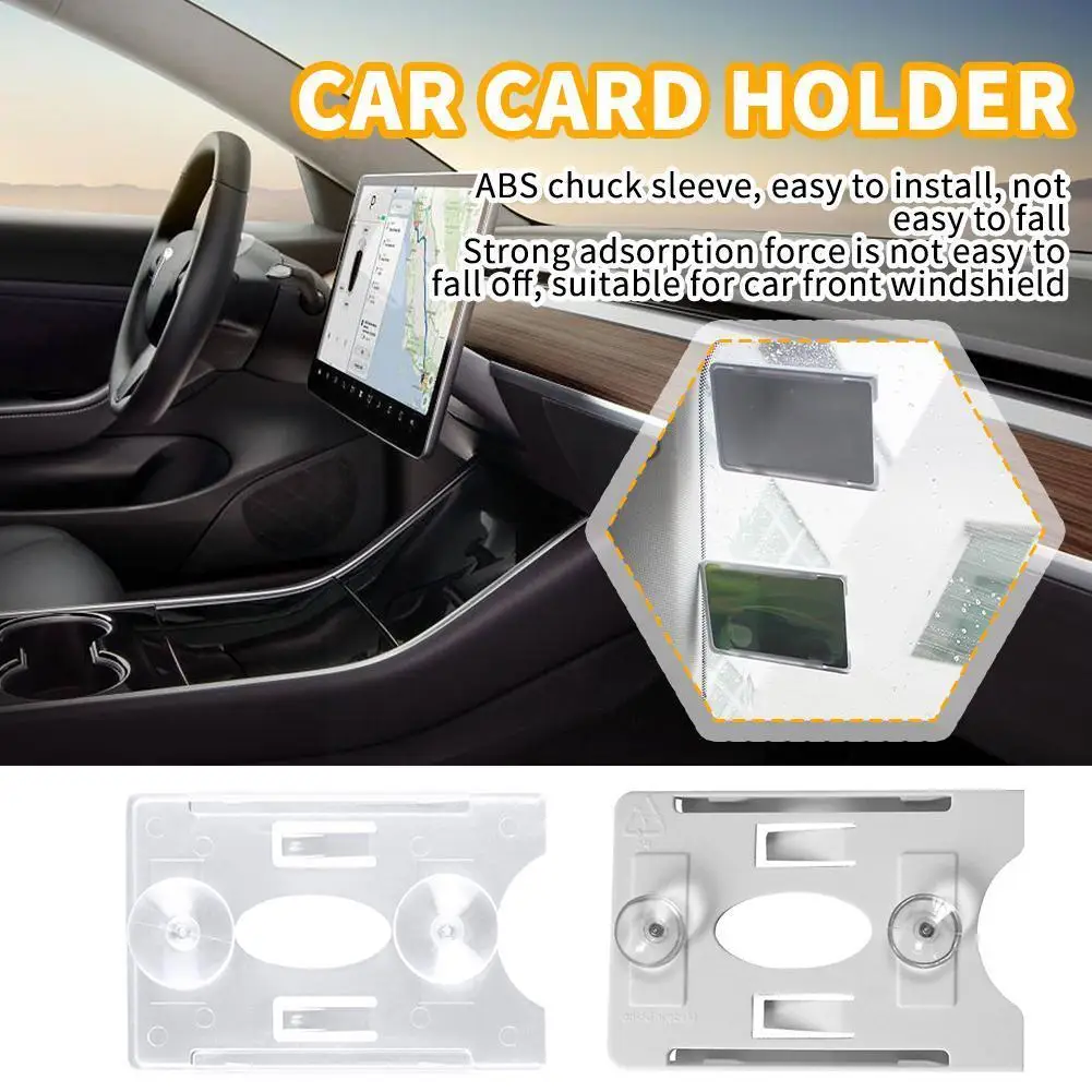 Car Organization Card Holder Windshield Label Durable Clear Plastic ABS ID Holder Card Card Suction Holder Cup L3H6
Car Organization Card Holder Windshield Label Durable Clear Plastic ABS ID Holder Card Card Suction Holder Cup L3H6