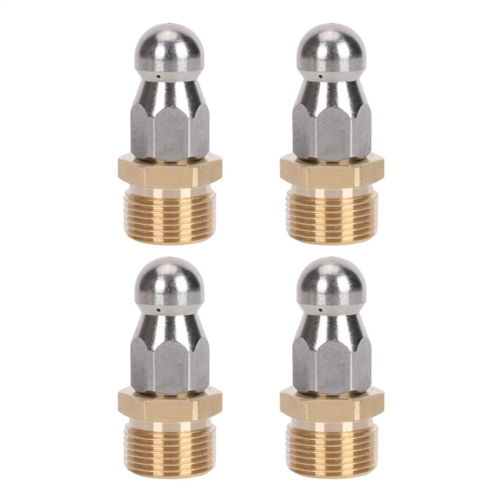 Drain Cleaning Nozzle Sturdy Stainless Steel Washing Accessory Jets for Drain Jetting Hose for Pipes Toilet Drain Pipes Sewer
Drain Cleaning Nozzle Sturdy Stainless Steel Washing Accessory Jets for Drain Jetting Hose for Pipes Toilet Drain Pipes Sewer