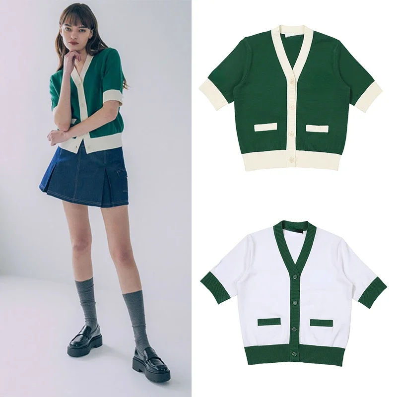 Women's Summer Golf 23 New Leisure Sports Knitted Cardigan Short Sleeve Summer and Autumn Top Jersey Apparel
Women's Summer Golf 23 New Leisure Sports Knitted Cardigan Short Sleeve Summer and Autumn Top Jersey Apparel