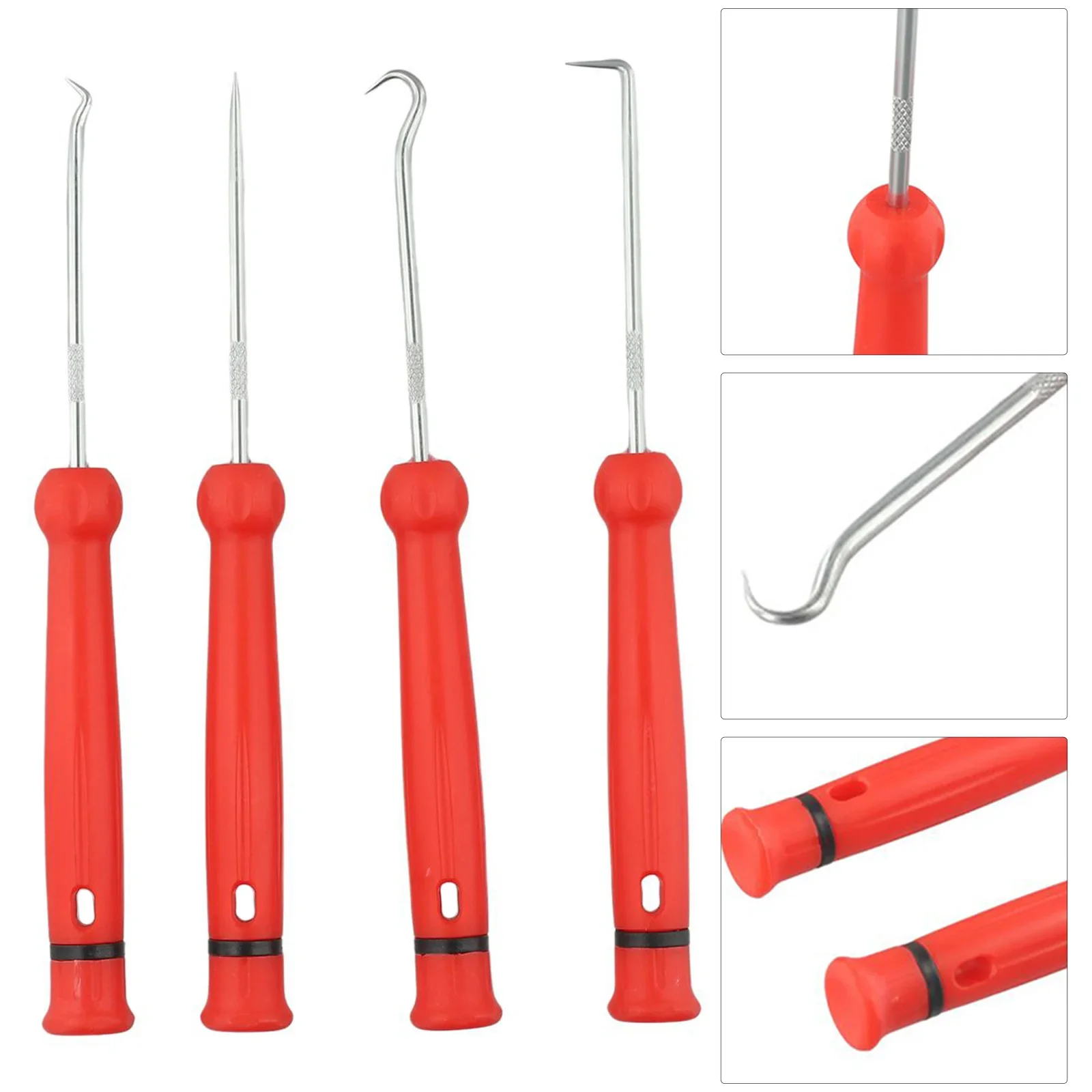 Professional Oil Seal Hooks 4PCS Car Vehicle Screwdrivers Set Ergonomic Grip Ideal For O Ring Seal And Oil Seal Work
Professional Oil Seal Hooks 4PCS Car Vehicle Screwdrivers Set Ergonomic Grip Ideal For O Ring Seal And Oil Seal Work