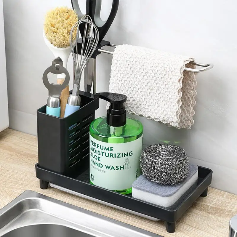 Sink Storage Rack Kitchen Utensils Double-Layer Sink Draining Hanging Bag Storage Rack Sponge Storage Hanging Basket Draining
Sink Storage Rack Kitchen Utensils Double-Layer Sink Draining Hanging Bag Storage Rack Sponge Storage Hanging Basket Draining