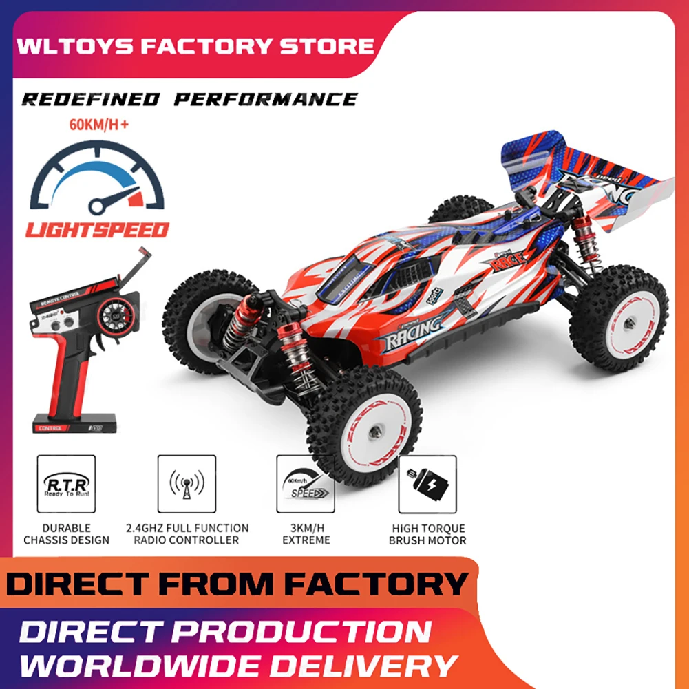WLtoys 124008 1:12 RC Car 4WD High Speed 60KM/H Remote Control Off-Road Vehicle Electric Drift Racing Car For Birthday Gifts
WLtoys 124008 1:12 RC Car 4WD High Speed 60KM/H Remote Control Off-Road Vehicle Electric Drift Racing Car For Birthday Gifts