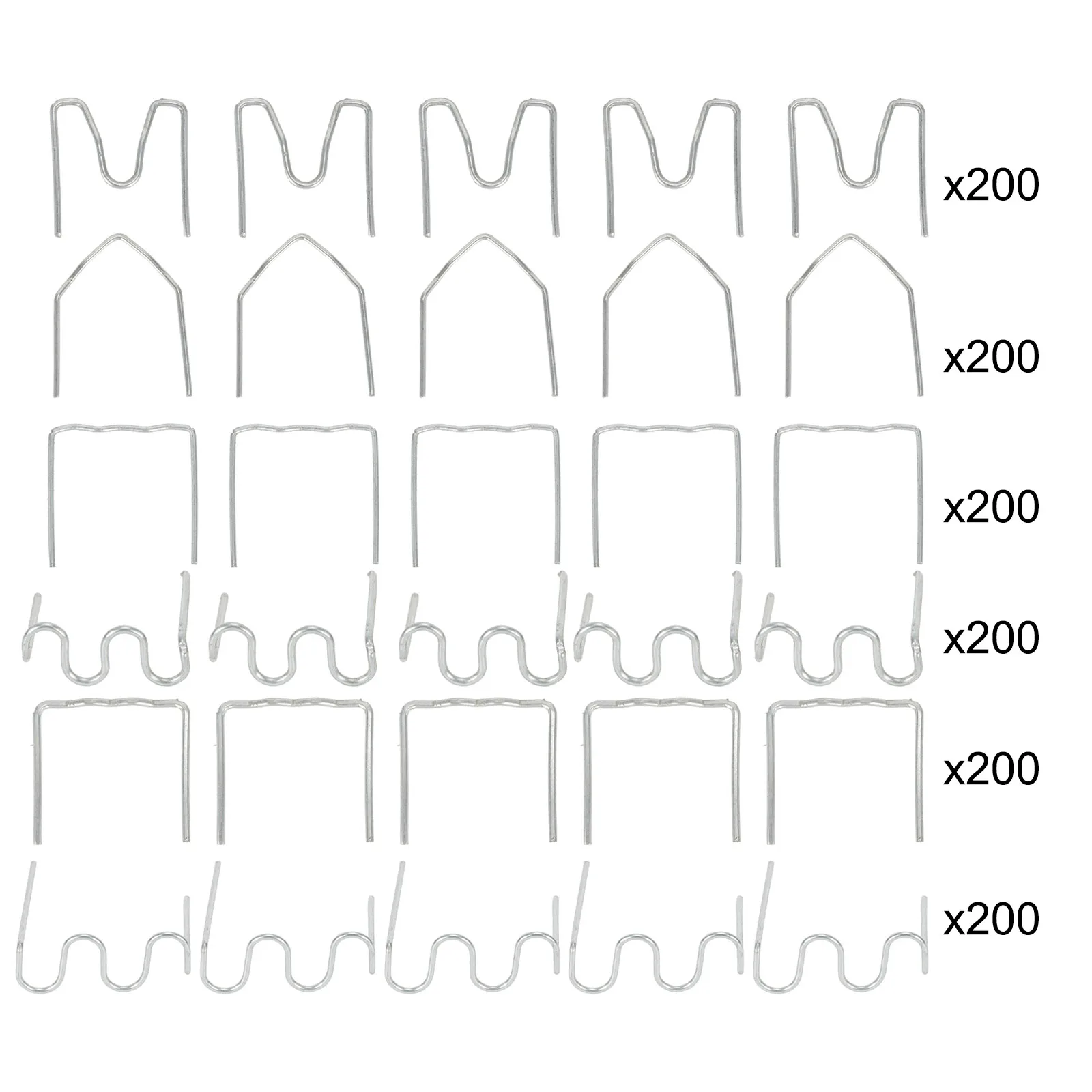 Wave Staples Flat Staples 0.8mm/0.6mm 1200pcs High Quality Pre-cut Silver Stainless Steel Workshop Equipment Smooth
Wave Staples Flat Staples 0.8mm/0.6mm 1200pcs High Quality Pre-cut Silver Stainless Steel Workshop Equipment Smooth