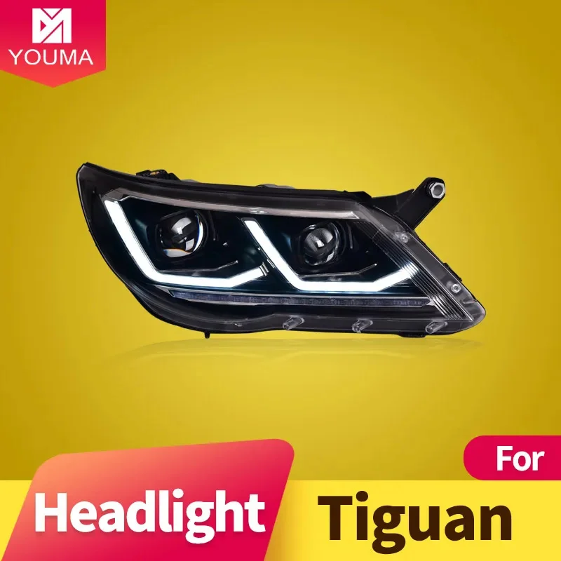Автомобильные фары для VolksWagen Tiguan светодиодный, фары, объектив проектора 2009-2012, анимация, DRL, динамический сигнал, автомобильные аксессуары
Автомобильные фары для VolksWagen Tiguan светодиодный, фары, объектив проектора 2009-2012, анимация, DRL, динамический сигнал, автомобильные аксессуары