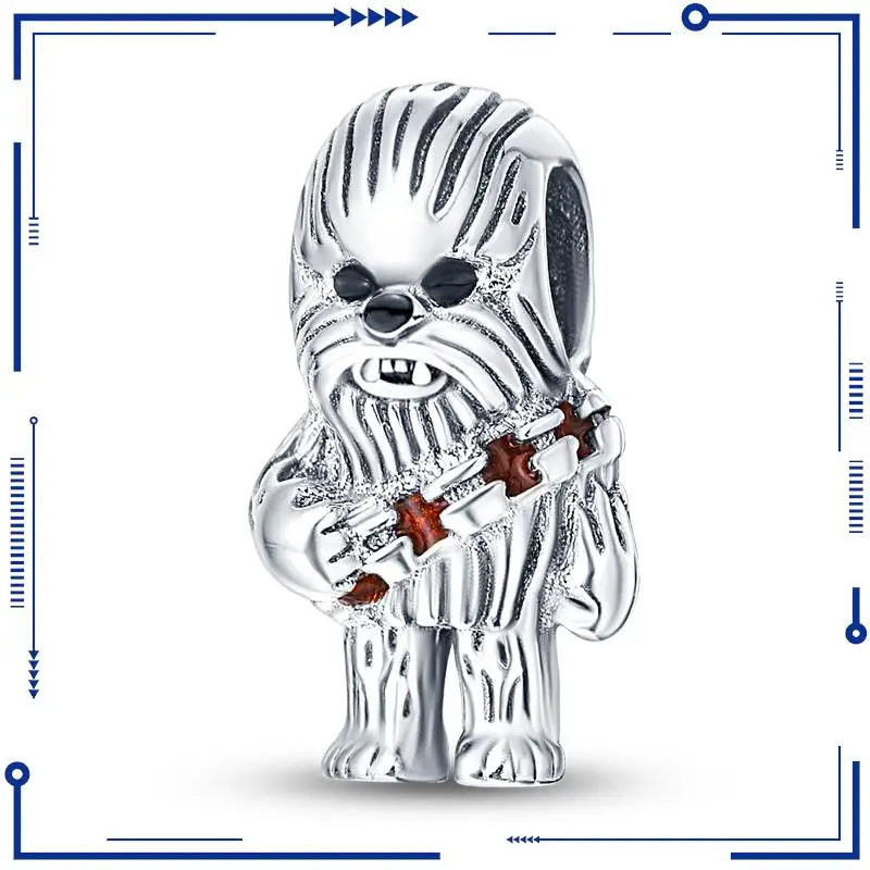 Star Wars Chewbacca Charm Bead Fits Pandora 925 Original Bracelet Women 925 Sterling Silver Pendant Beads DIY Jewelry Gift Hot
Star Wars Chewbacca Charm Bead Fits Pandora 925 Original Bracelet Women 925 Sterling Silver Pendant Beads DIY Jewelry Gift Hot