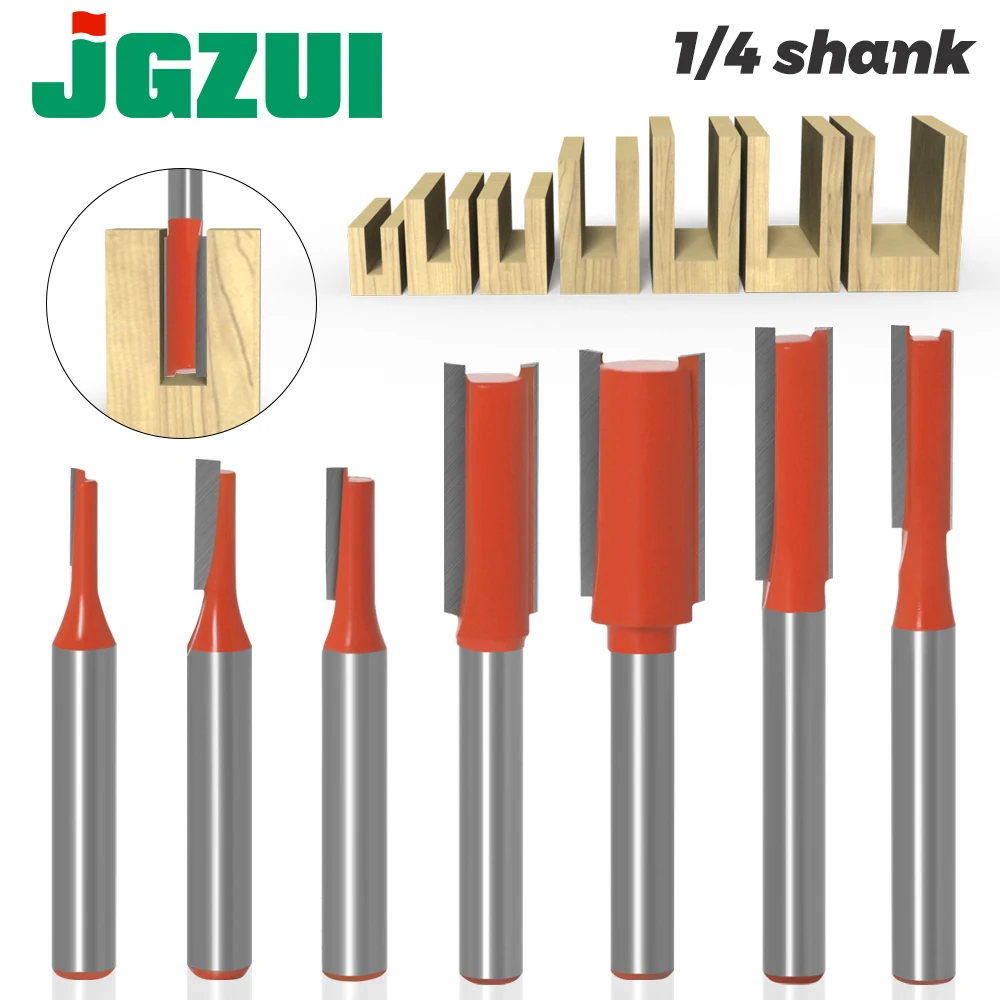 1pc 1/4inch Shank Straight Bit Tungsten Carbide Single Double Flute Router Bit Wood Milling Cutter for Woodwork Tool
1pc 1/4inch Shank Straight Bit Tungsten Carbide Single Double Flute Router Bit Wood Milling Cutter for Woodwork Tool