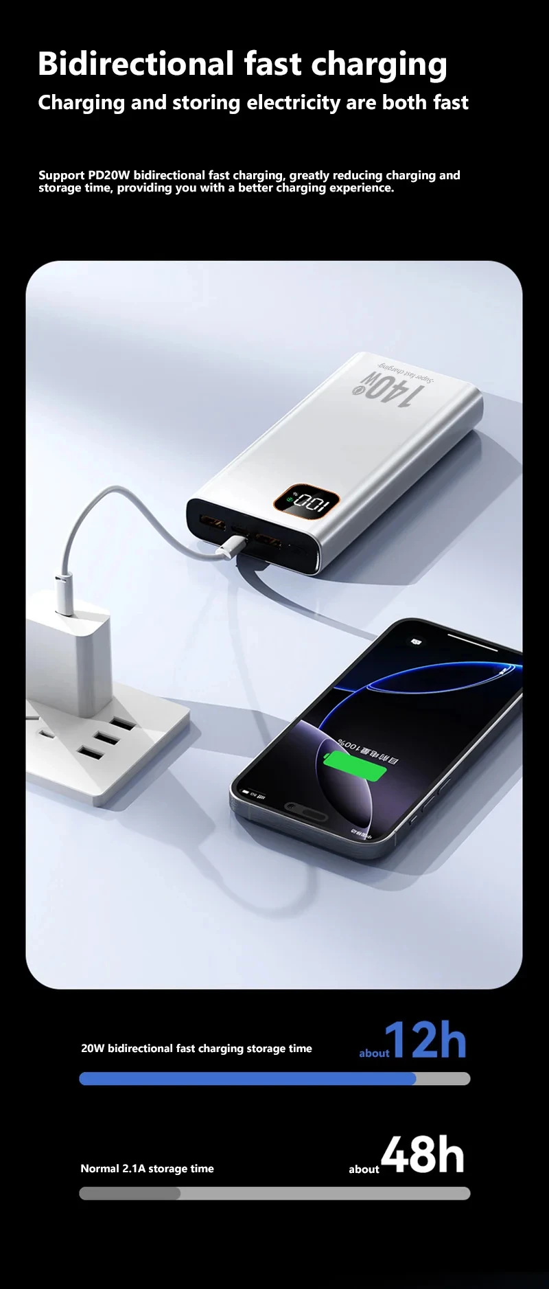 Lenovo 140w Power Bank 500000mah High Capacity Super Fast Charging Pd 20w Ccc Portable Battery Charger For Iphone Samsung Xiaomi Lenovo 140w Power Bank 500000mah High Capacity Super Fast Charging Pd 20w Ccc Portable Battery Charger For Iphone Samsung Xiaomi