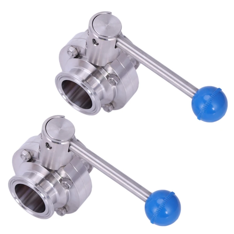 2X 1-1/2Inch 38Mm Sus304 Stainless Steel Sanitary 1.5Inch Tri Clamp Butterfly Flow Control Valve Homebrew Beer Dairy
2X 1-1/2Inch 38Mm Sus304 Stainless Steel Sanitary 1.5Inch Tri Clamp Butterfly Flow Control Valve Homebrew Beer Dairy