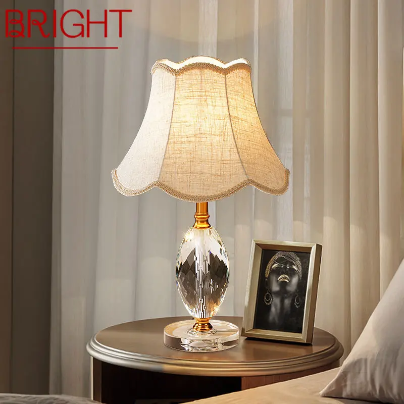 BRIGHT Modern Dimming Table Lamp LED Creative Crystal Desk Light With Remote Control for Home Living Room Bedroom Decor
BRIGHT Modern Dimming Table Lamp LED Creative Crystal Desk Light With Remote Control for Home Living Room Bedroom Decor