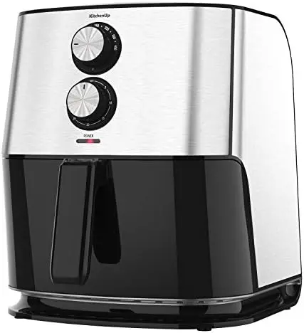 6.8 Quarts Air Fryer Oven, 1700W Oilless Cooker with Detachable Dishwasher Safe Basket and Easy Use Knobs for Roasting, Air Fryi
6.8 Quarts Air Fryer Oven, 1700W Oilless Cooker with Detachable Dishwasher Safe Basket and Easy Use Knobs for Roasting, Air Fryi