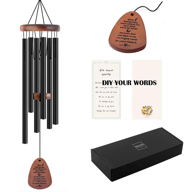 Memorial Wind Chimes Tuned Wind Bells Soothing Melodic Deep Tones Outdoor Decor Sympathy Gift Patio Hanging Ornaments 32/37 Inch
Memorial Wind Chimes Tuned Wind Bells Soothing Melodic Deep Tones Outdoor Decor Sympathy Gift Patio Hanging Ornaments 32/37 Inch