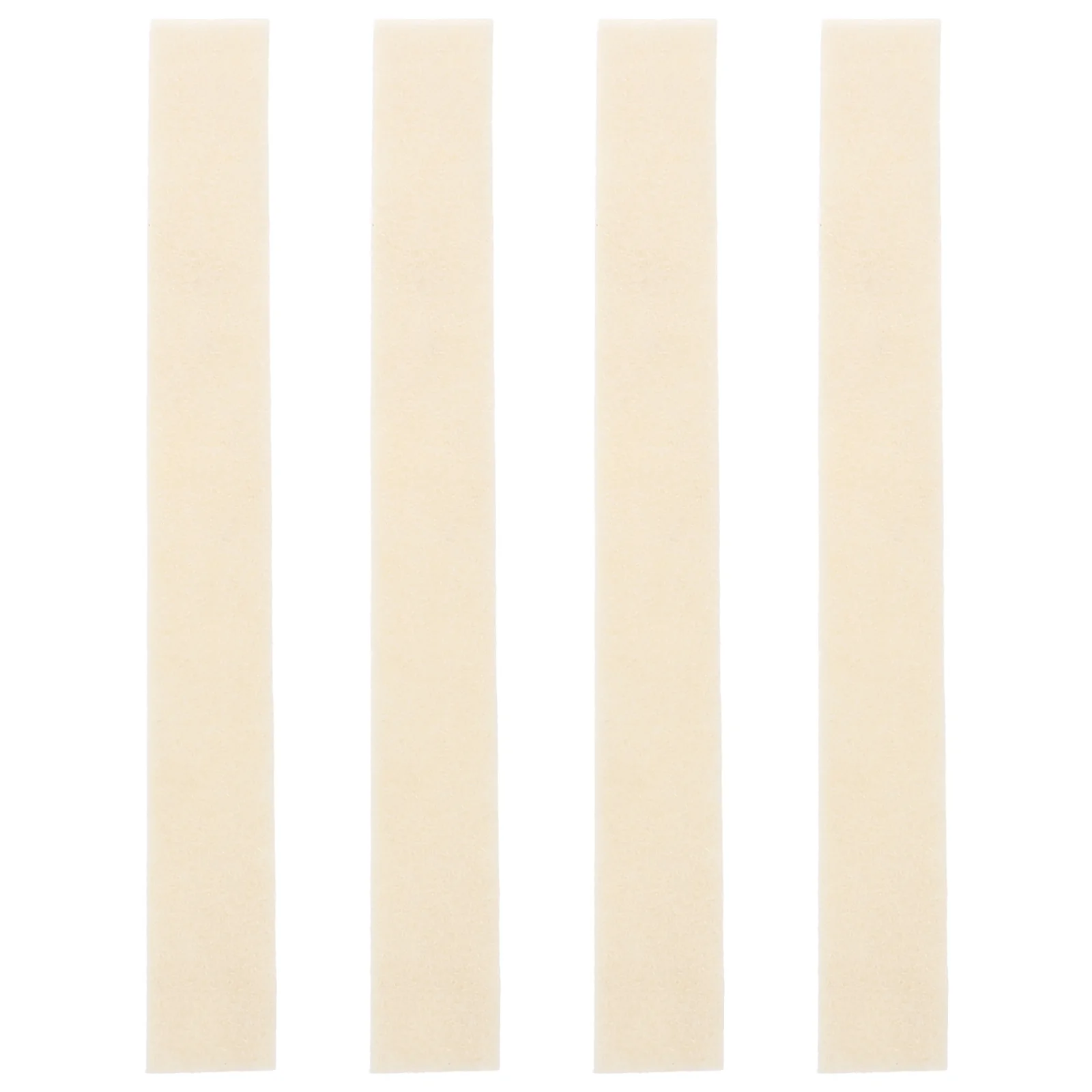 

4 Pcs Key Silencer Pad Flute Practice Felt Strip Clarinet Replacement Felt Strip Silencer Anti-collision Strip Practice Strips