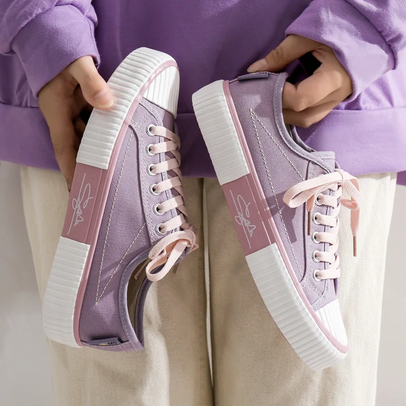 Women Canvas Shoes Fashion Sneakers Unisex New Casual Vulcanize Shoes Woman Fashion Loafers High Quality 3 Times Vulcanization
Women Canvas Shoes Fashion Sneakers Unisex New Casual Vulcanize Shoes Woman Fashion Loafers High Quality 3 Times Vulcanization