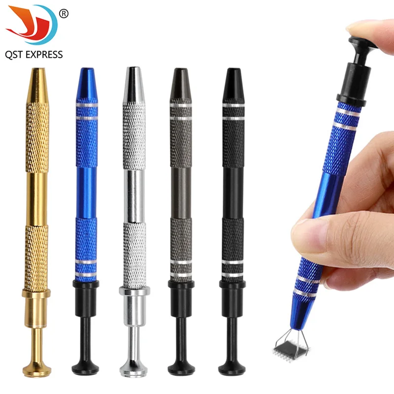 Electronic Component Grabber IC Extractor Four Claw Hold Tightly Elec cian Hand Tools Pickup BGA Chip Picker Patch IC Suck Pen
Electronic Component Grabber IC Extractor Four Claw Hold Tightly Elec cian Hand Tools Pickup BGA Chip Picker Patch IC Suck Pen