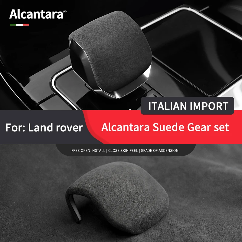 

Alcantara Suede Car Gear Lever Shift Protection Cove For Land Rover Discovery 5 Range Rover Velar Shift Sleeve Car Accessories