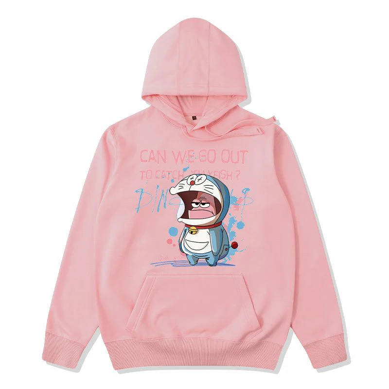 Interesting Spongebob Squarepants Doraemon Cartoon Sweater Fleeced Long-Sleeved Hooded Sweatshirt Suitable for Autumn and Winter
Interesting Spongebob Squarepants Doraemon Cartoon Sweater Fleeced Long-Sleeved Hooded Sweatshirt Suitable for Autumn and Winter