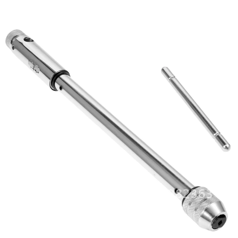 

Long Size Adjustable T-Handle Reamer M5-M12 Screw Extractor Tap Wrench Holder Ratchet Insert Reverse