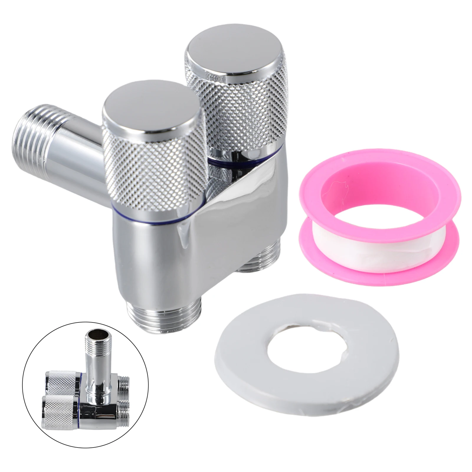 1pc 6.2x6cm Double Control Angle Valve Standard 4-point Interface For Garden Kitchen Sink Bathroom Basin Toilet Home Improvement
1pc 6.2x6cm Double Control Angle Valve Standard 4-point Interface For Garden Kitchen Sink Bathroom Basin Toilet Home Improvement