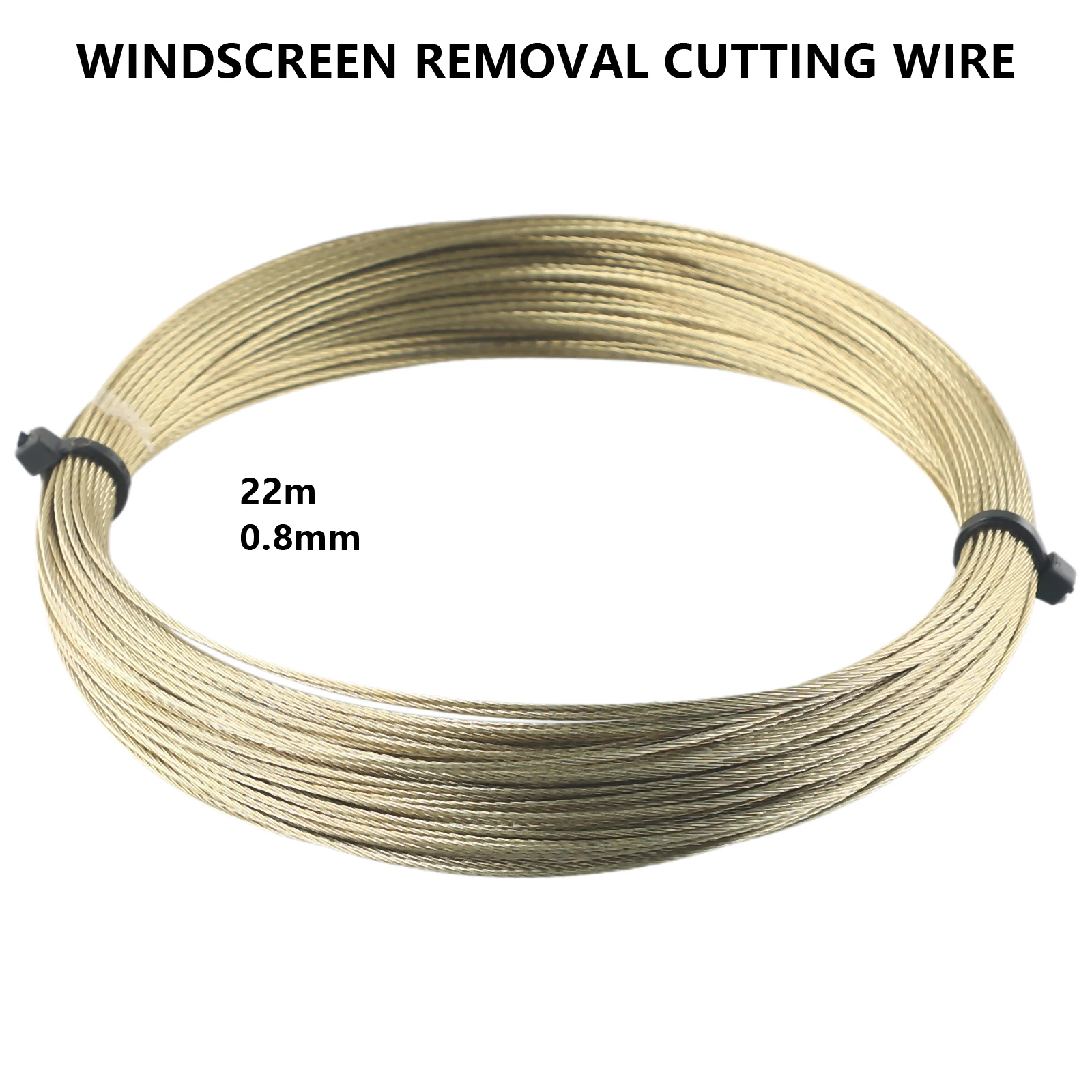 22m 0.8mm Car Windscreen Glass Cutting Cut Out Braided Removal Wire Gold Roll Stainless Steel Repair Tool Car Accessories
22m 0.8mm Car Windscreen Glass Cutting Cut Out Braided Removal Wire Gold Roll Stainless Steel Repair Tool Car Accessories