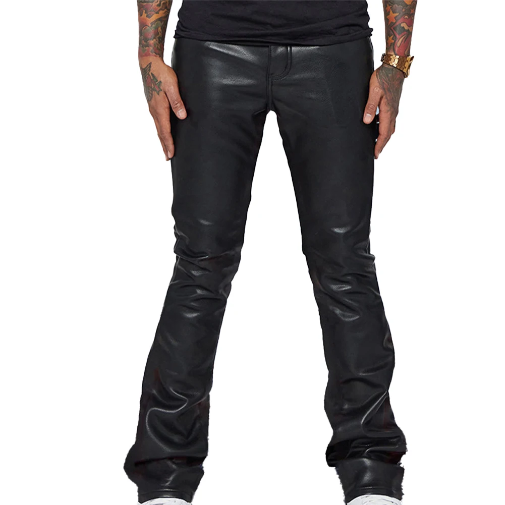 Trousers Man Pants Men Casual Faux Leather Hip Hop Hip-hop Pants Loose Mid-Waist Pants Pants For Men's Fashion
Trousers Man Pants Men Casual Faux Leather Hip Hop Hip-hop Pants Loose Mid-Waist Pants Pants For Men's Fashion