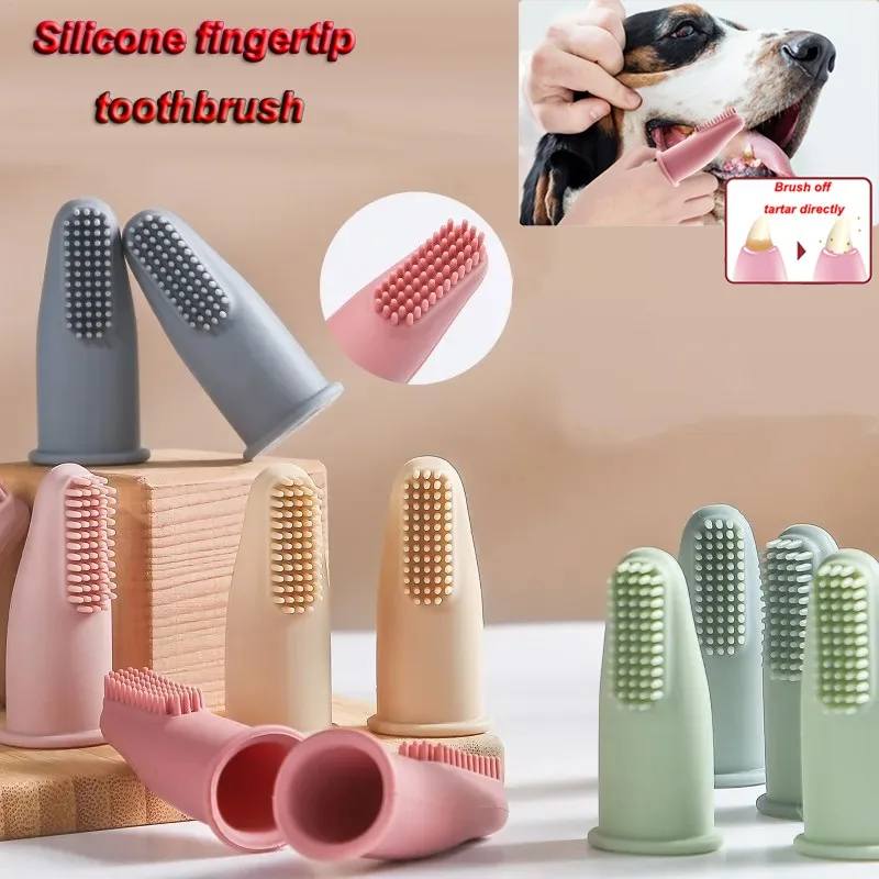 Super Soft Dog Finger Зубная щетка, Чистка зубов, Уход за плохим дыханием, Нетоксичная Силиконовая зубная щетка, Товары для домашних животных, Чистка кошек
Super Soft Dog Finger Зубная щетка, Чистка зубов, Уход за плохим дыханием, Нетоксичная Силиконовая зубная щетка, Товары для домашних животных, Чистка кошек
