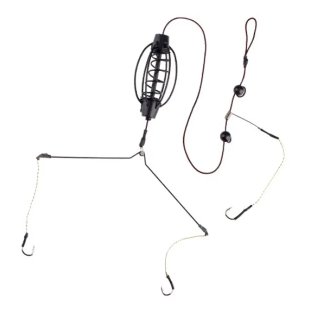 15-40g Carp Fishing Baits Cages Hook High Carbon Steel Hollow Sinker Fishing Group Bait Cage Metal Anti Hanging Fishing Feeder
15-40g Carp Fishing Baits Cages Hook High Carbon Steel Hollow Sinker Fishing Group Bait Cage Metal Anti Hanging Fishing Feeder