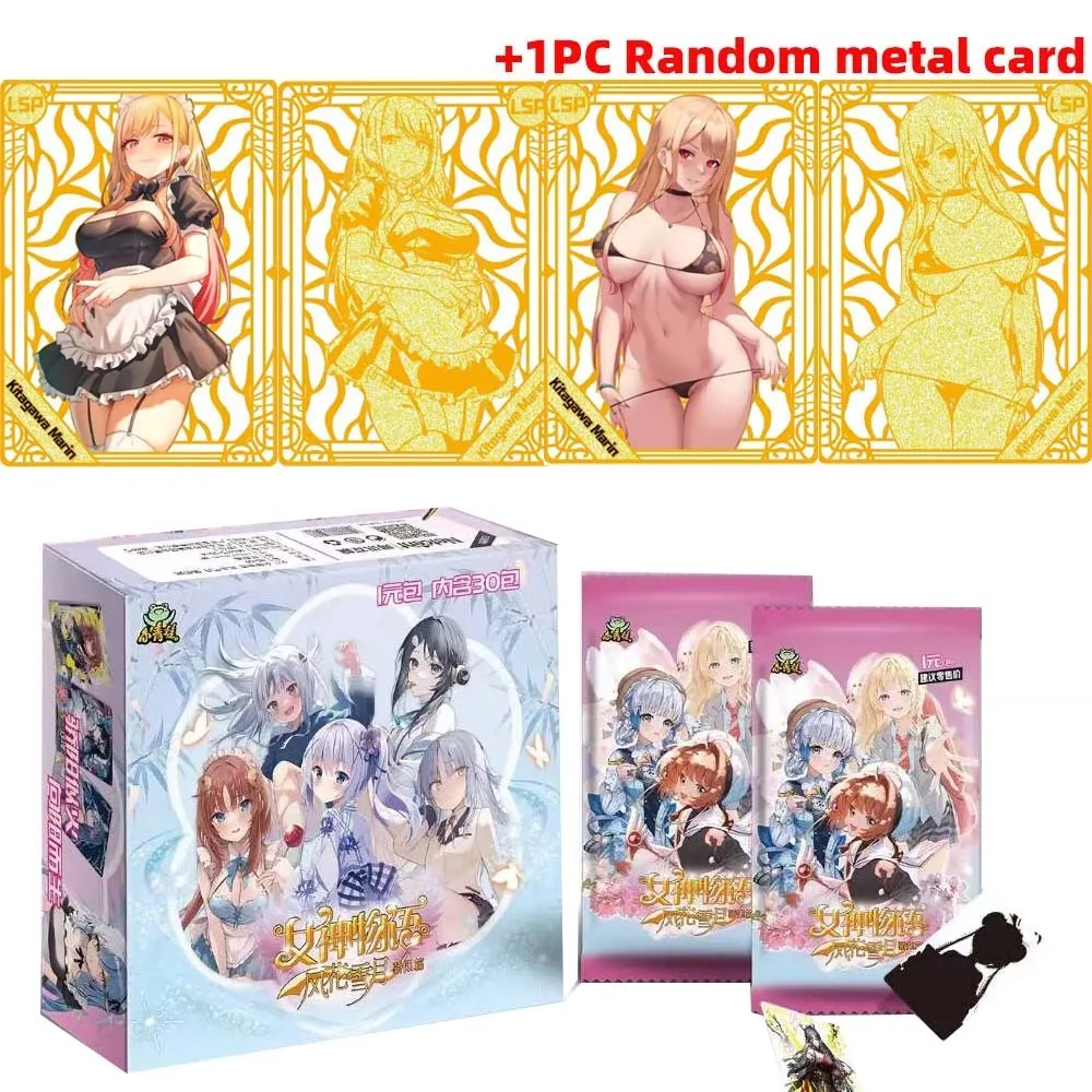

2023 Newest GoddessS story 1m09 Card +Metal Card Swimsuit Bikini Feast Booster Box Doujin Toys And Hobbies Gift