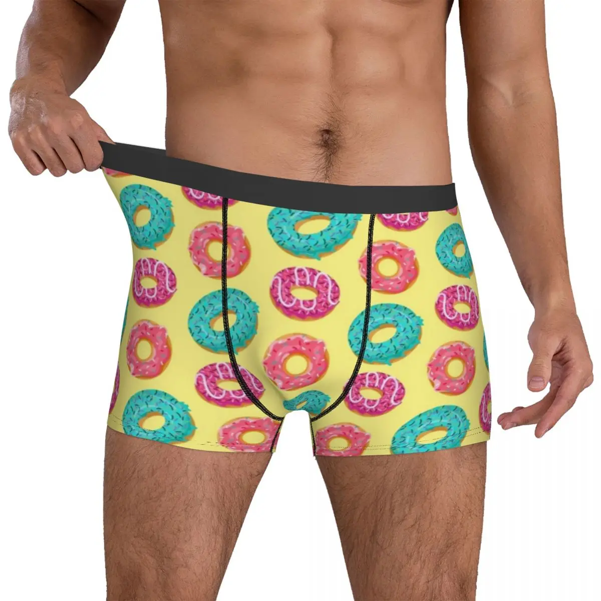 Sprinkled Doughnut Underwear Colorful Cartoon Food Print Boxer Shorts Trenky Male Underpants Soft Boxer Brief Birthday Gift
Sprinkled Doughnut Underwear Colorful Cartoon Food Print Boxer Shorts Trenky Male Underpants Soft Boxer Brief Birthday Gift